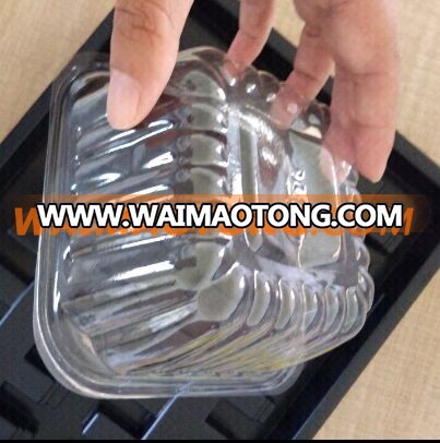 China Food grade blister plastic packing mushroom tray in transparent